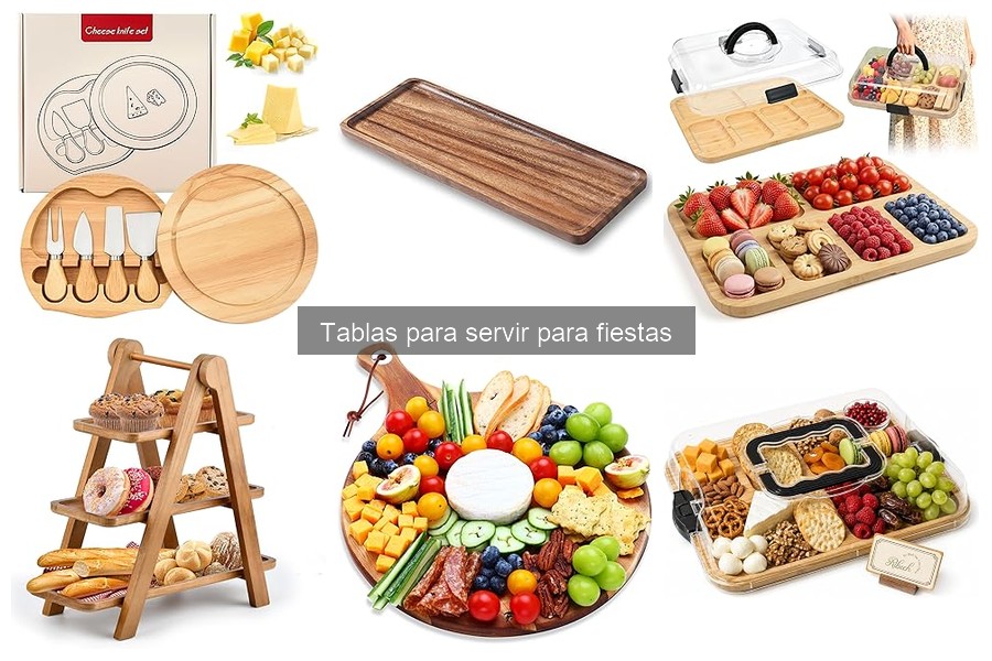 Cómo elegir la tabla adecuada para servir en fiestas