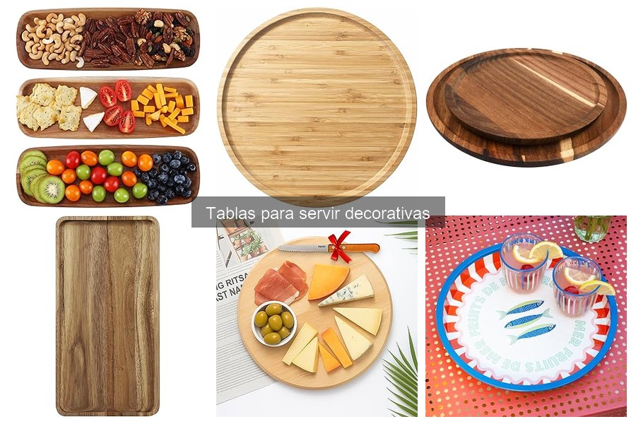 Cómo elegir la tabla para servir decorativa adecuada