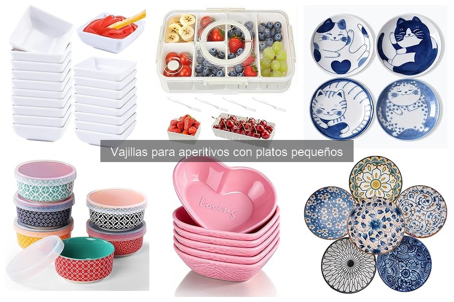 Cómo elegir la vajilla adecuada para aperitivos