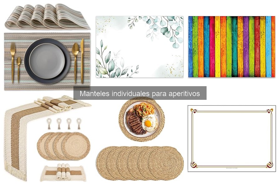 Cómo Elegir Manteles Individuales para Aperitivos