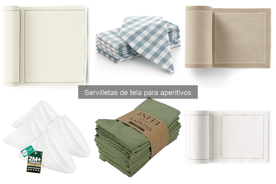 Cómo elegir servilletas de tela para aperitivos perfectas