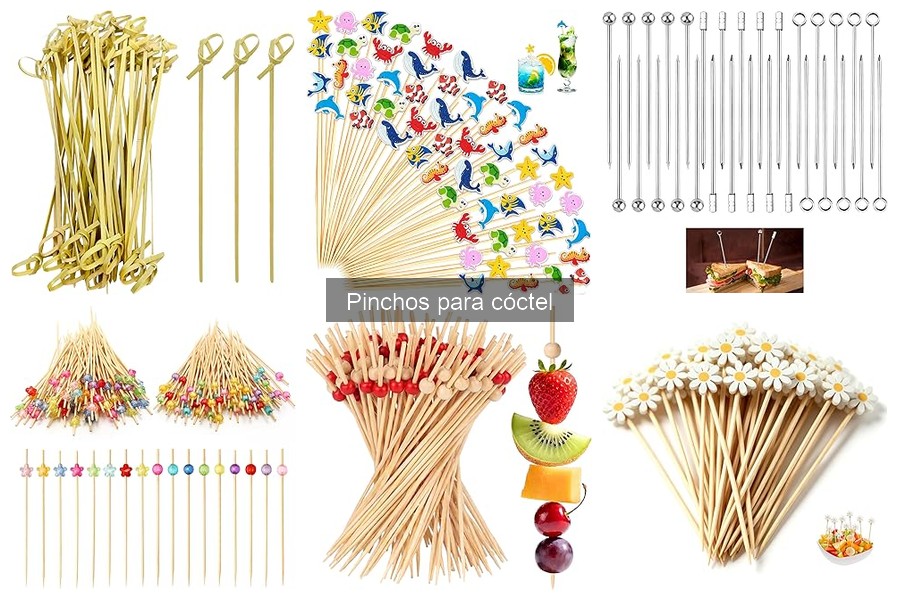 Cómo hacer pinchos para cóctel fáciles y deliciosos