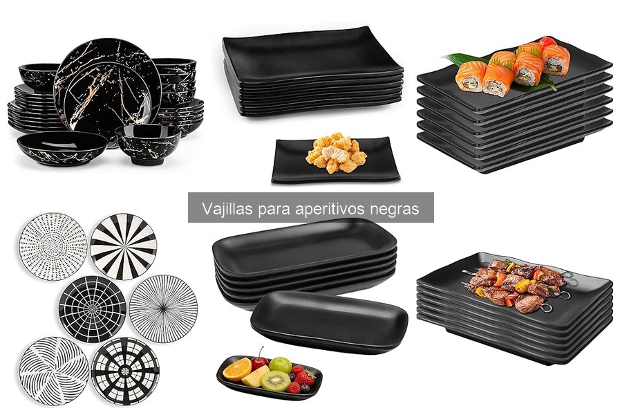 Cómo limpiar vajillas negras para aperitivos sin dañarlas