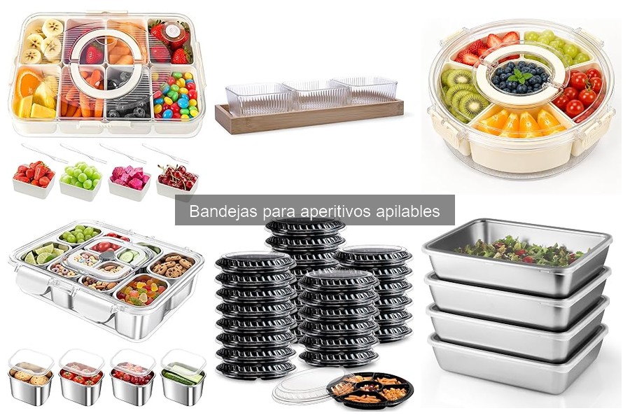 Cómo limpiar y mantener bandejas apilables para aperitivos