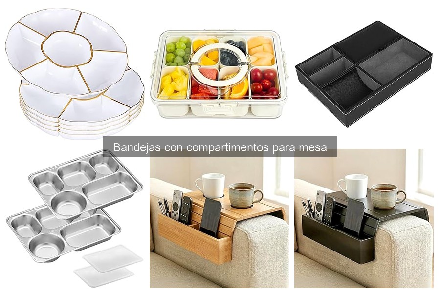 Cómo limpiar y mantener bandejas con compartimentos