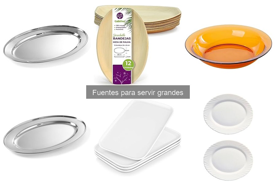 Cómo limpiar y mantener fuentes grandes para servir