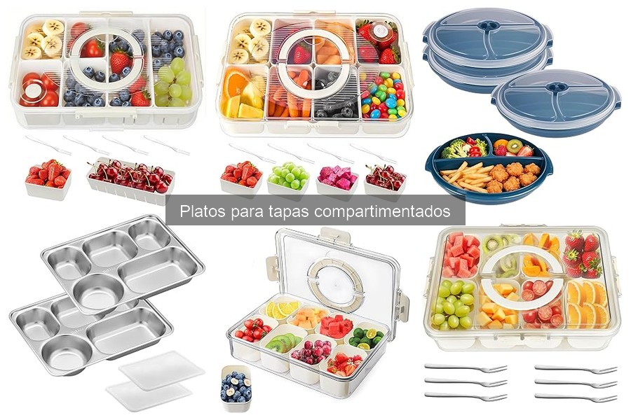Cómo limpiar y mantener platos compartimentados para tapas