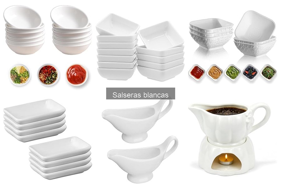 Cómo limpiar y mantener salseras blancas en perfecto estado