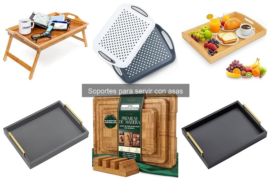 Cómo limpiar y mantener soportes para servir con asas