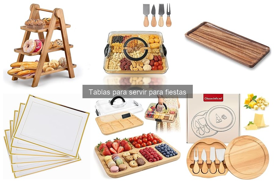Cómo mantener y limpiar tablas para servir en fiestas