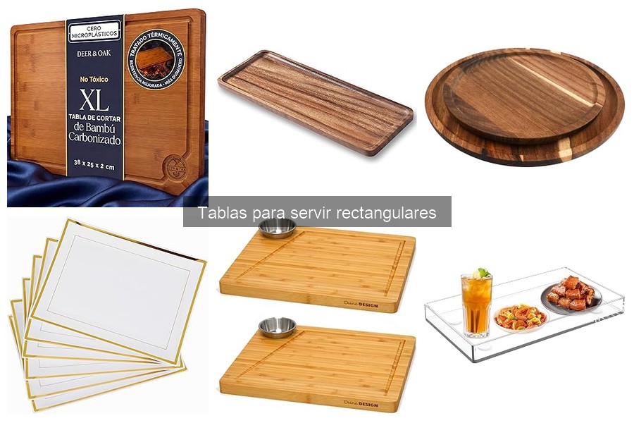 Cómo personalizar tu tabla para servir rectangular