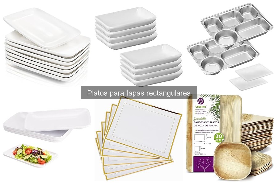 Cómo Presentar Tapas en Platos Rectangulares de Forma Creativa