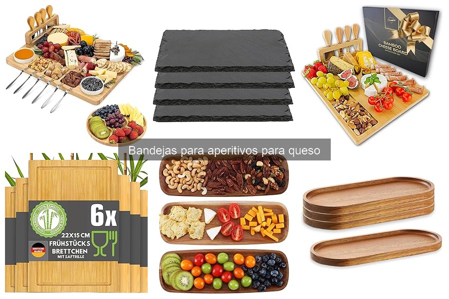 Cómo usar bandejas para aperitivos de queso efectivamente
