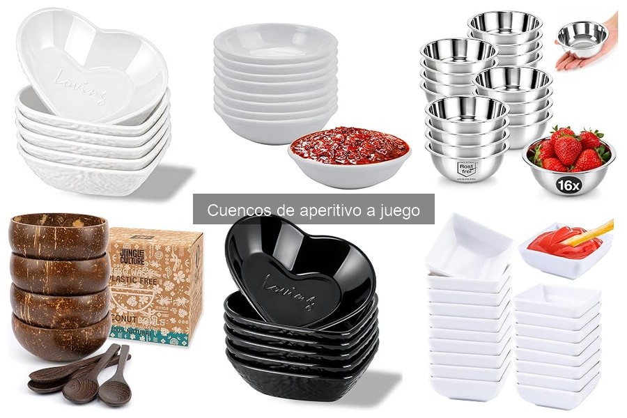 Cómo usar cuencos de aperitivo a juego en tu mesa