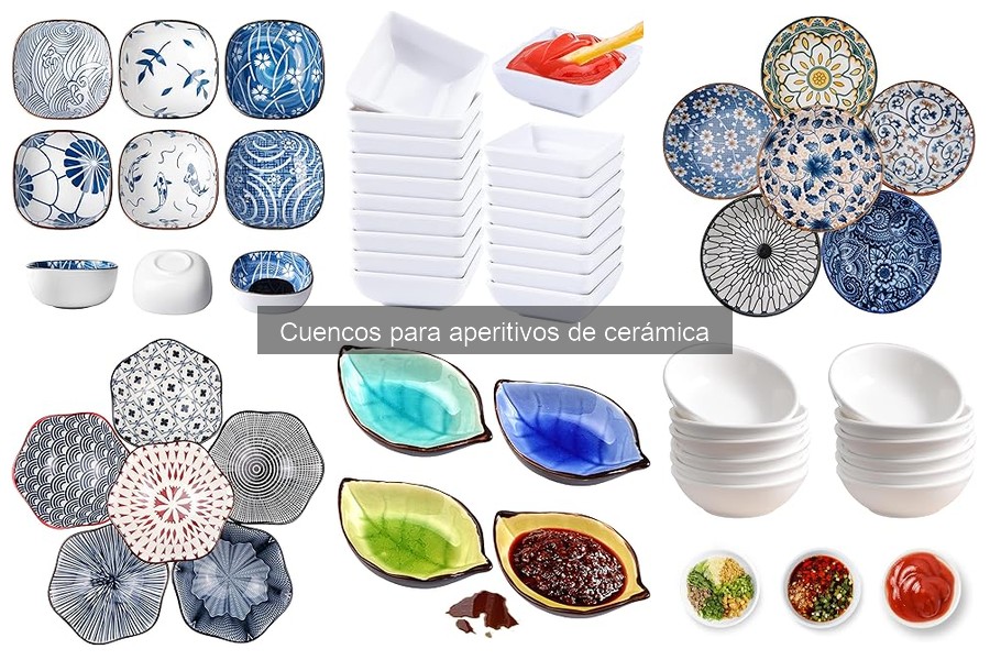 Cómo usar cuencos de cerámica para presentar aperitivos