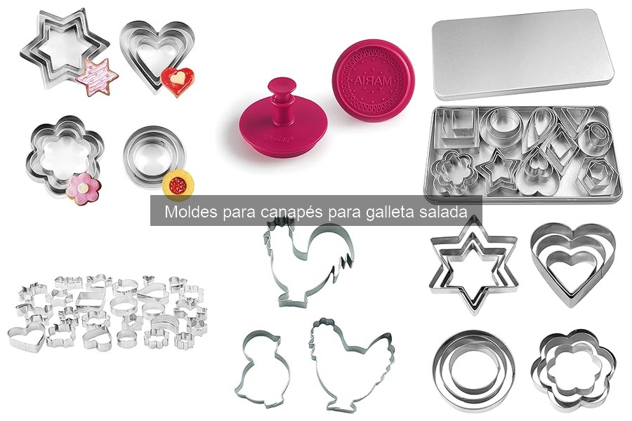 Cómo usar moldes para canapés de forma efectiva