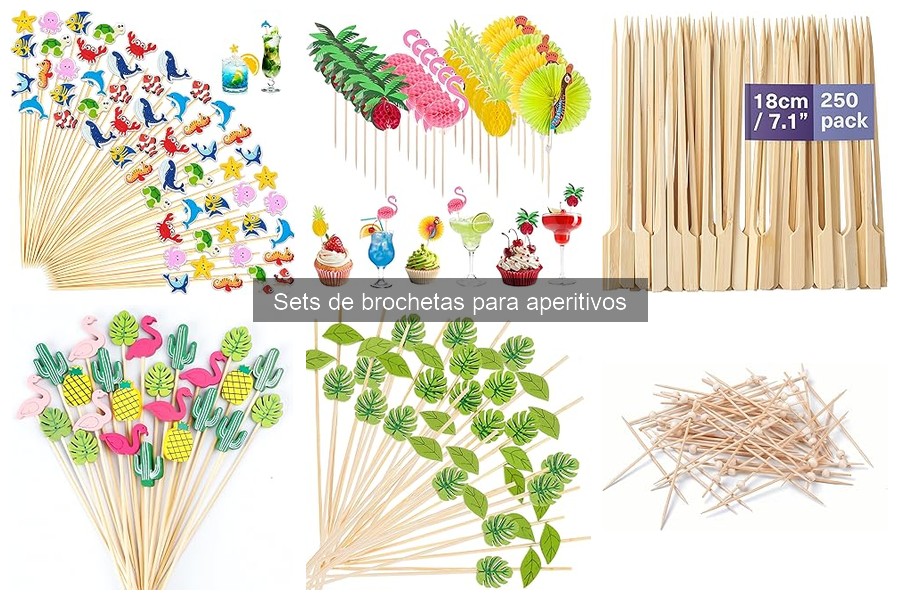 Cómo usar un set de brochetas para aperitivos fácilmente