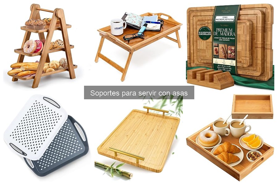 Cómo usar un soporte para servir con asas de manera correcta