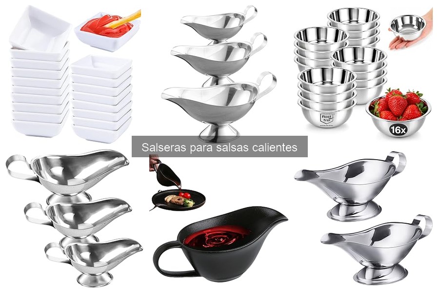 ** Cómo usar una salsera para salsas calientes correctamente