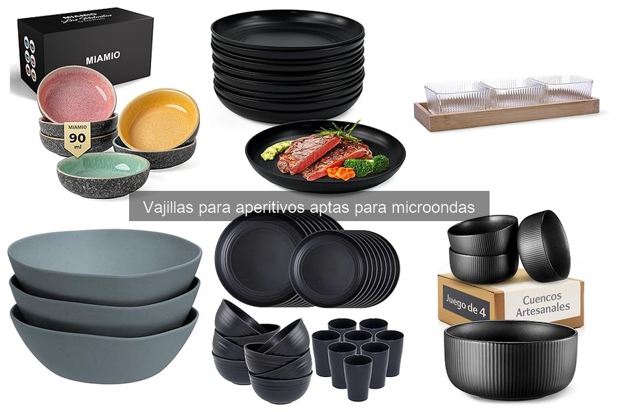 Cómo usar vajillas para aperitivos en el microondas