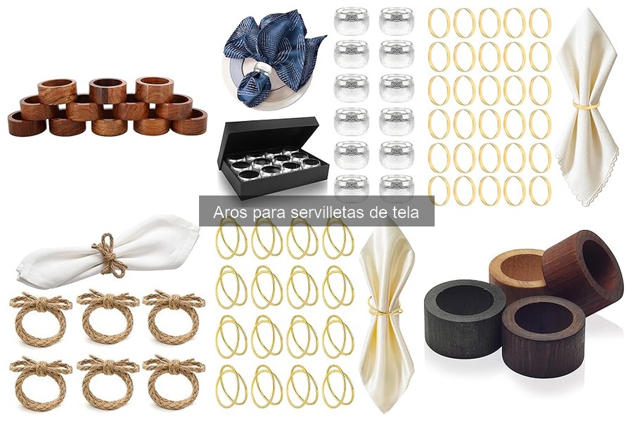 Comparativa: Aros para Servilletas de Tela vs. Plástico