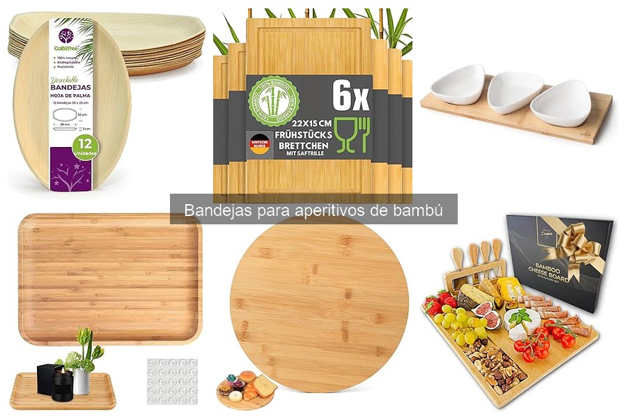 Comparativa: Bandejas de Bambú vs. Plástico para Aperitivos