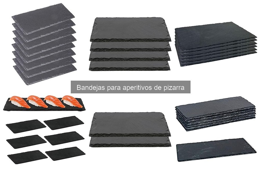 Comparativa: Bandejas de pizarra vs. madera y plástico