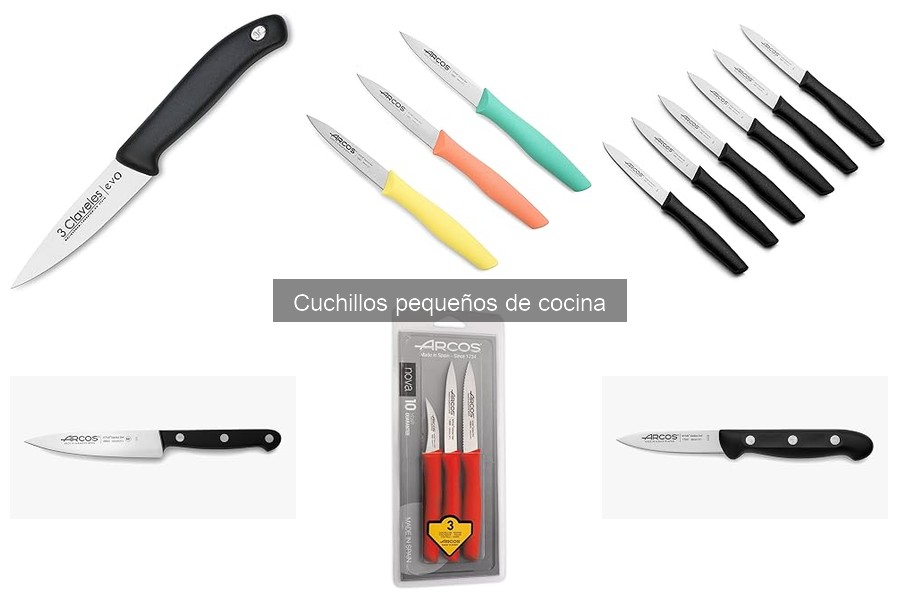 Comparativa: Cuchillos pequeños vs grandes de cocina