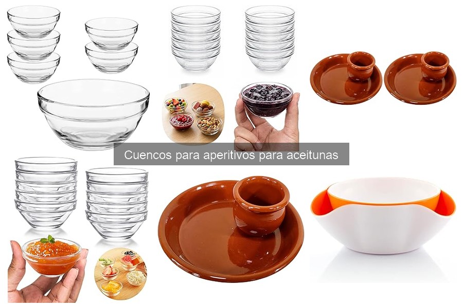 Comparativa: Cuencos de cerámica vs plástico para aceitunas