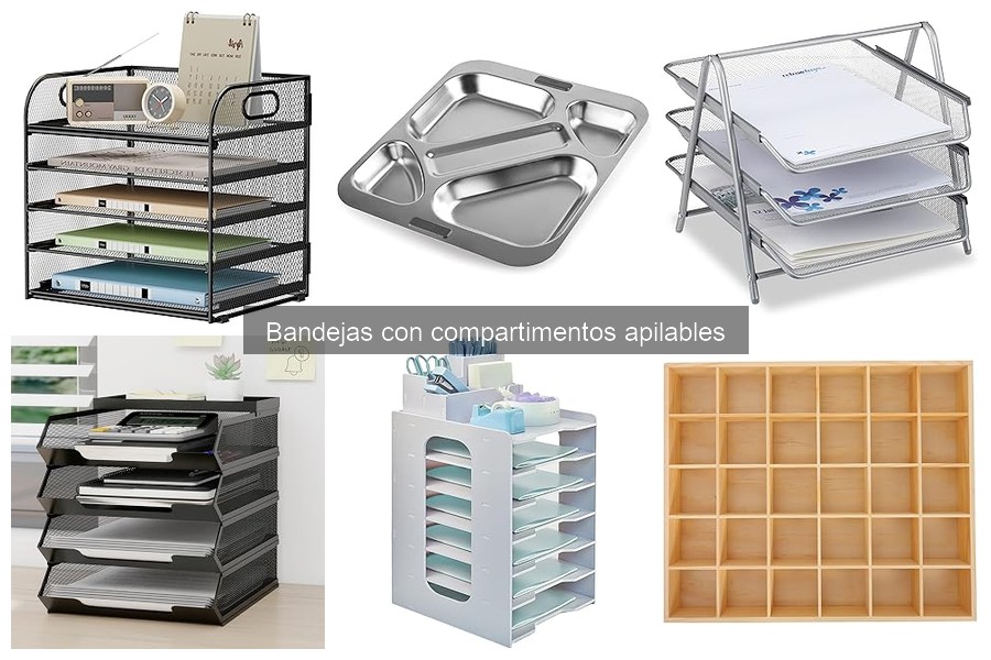 Comparativa de bandejas apilables: las mejores marcas y modelos