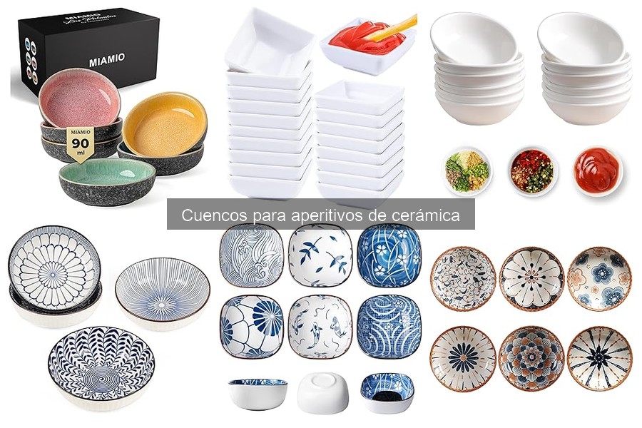 Comparativa de cuencos de cerámica vs plástico y vidrio