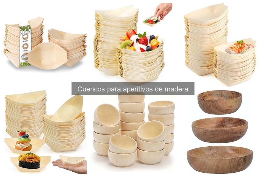 Comparativa de cuencos de madera vs. cerámica, vidrio y plástico