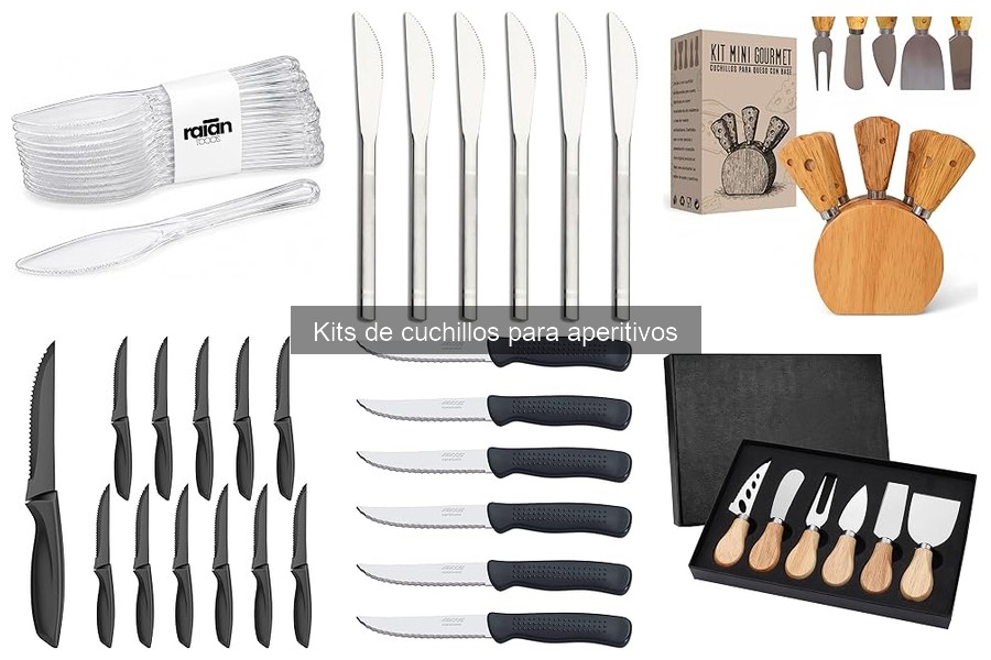 Comparativa de kits de cuchillos para aperitivos: Marcas y Precios
