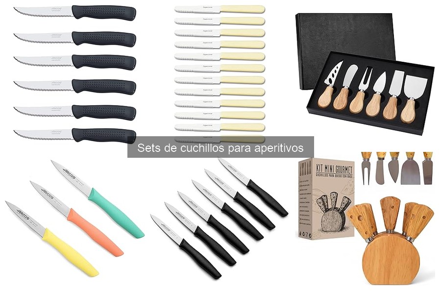 Comparativa de los mejores sets de cuchillos para aperitivos