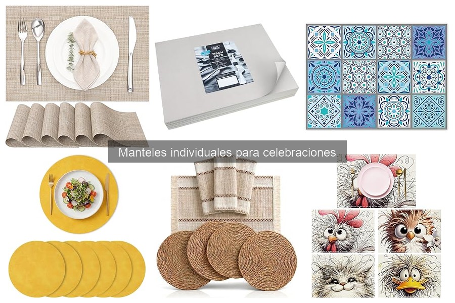 Comparativa de Manteles Individuales: Tela vs Desechables