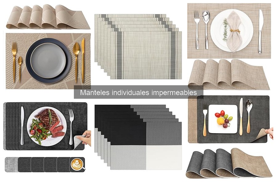Comparativa de Materiales en Manteles Individuales Impermeables