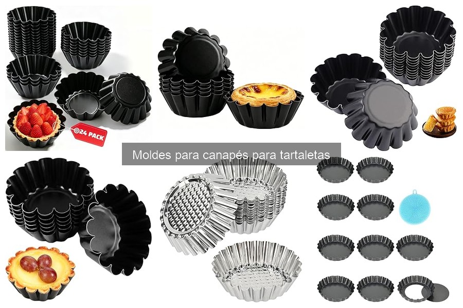 Comparativa de Moldes de Silicona y Metal para Canapés
