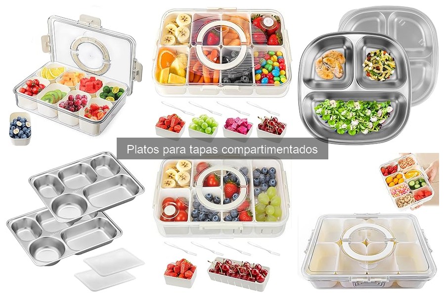 Comparativa de Platos Compartimentados para Tapas