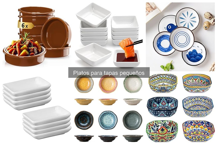 Comparativa de platos para tapas: cerámica vs. plástico
