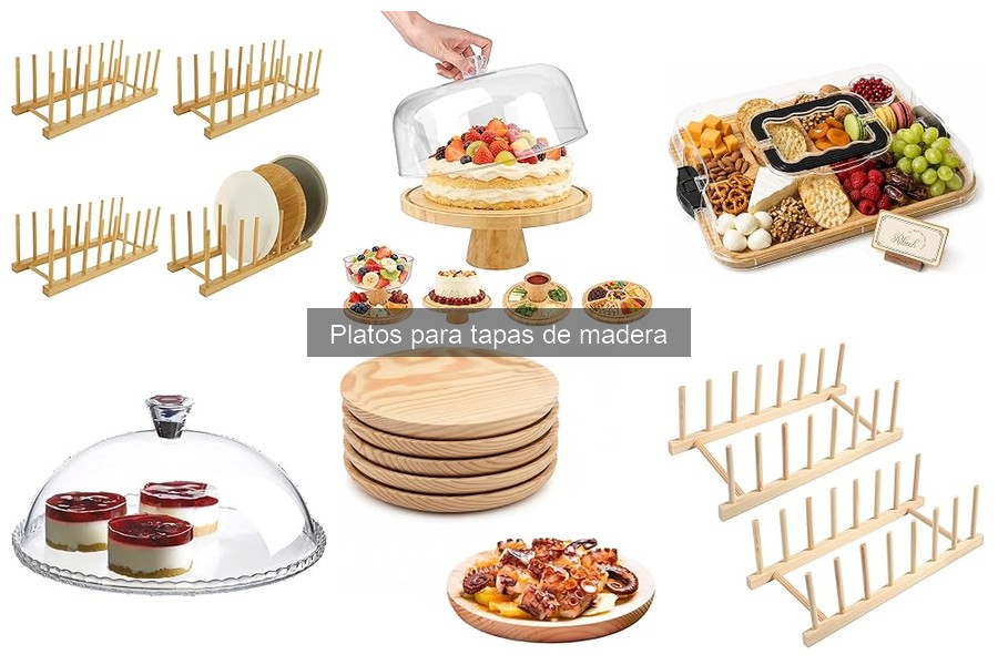 Comparativa de precios de platos de madera para tapas