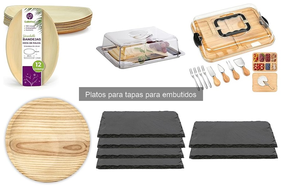 Comparativa de Precios de Platos para Tapas de Embutidos