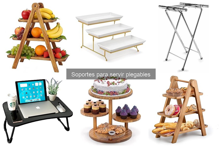 Comparativa de Soportes Plegables para Servir Aperitivos
