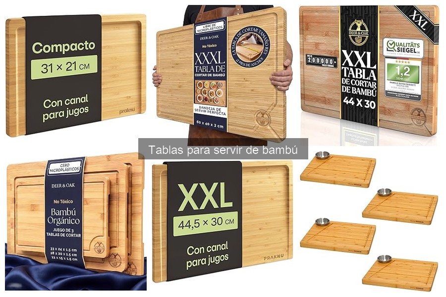 Comparativa de Tablas de Bambú vs. Otros Materiales