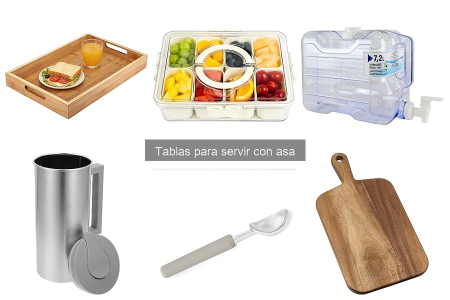 Comparativa de Tablas para Servir con Asa: Mejores Opciones