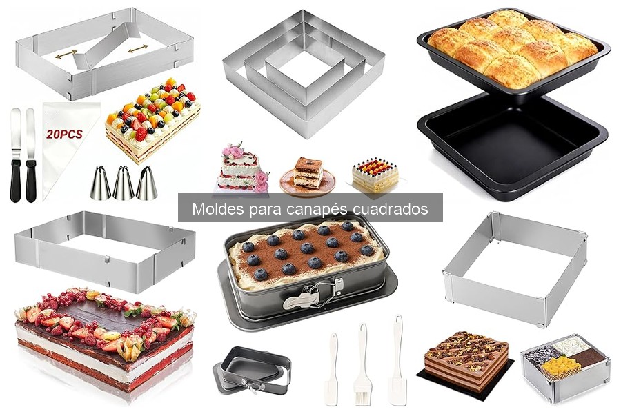 Comparativa: Moldes de Silicona vs Moldes de Metal para Canapés