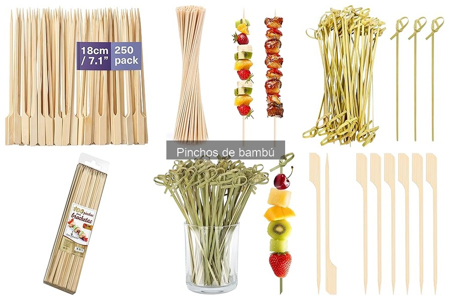 Comparativa: Pinchos de Bambú vs. Otros Tipos de Pinchos