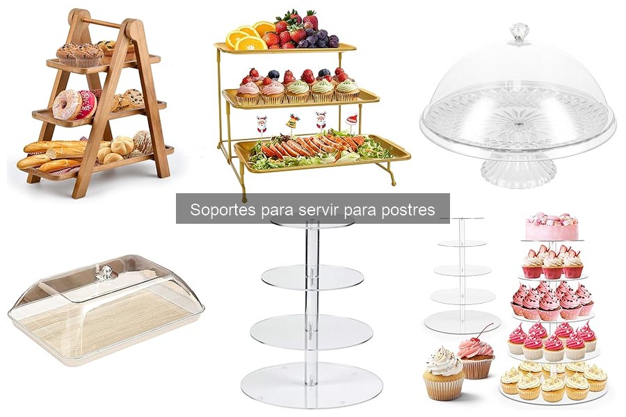 Comparativa: Soportes de Madera vs. Plástico para Postres
