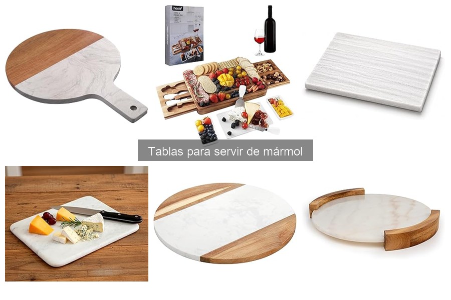 Comparativa: Tablas de Mármol vs. Tablas de Madera para Servir