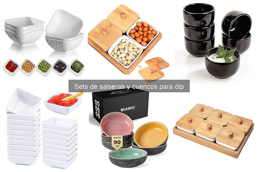 Consejos para Presentar Aperitivos con Salseras y Cuencos