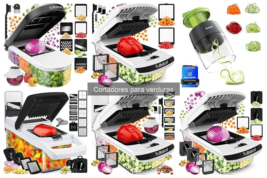 Cortadores de verduras recomendados para chefs profesionales